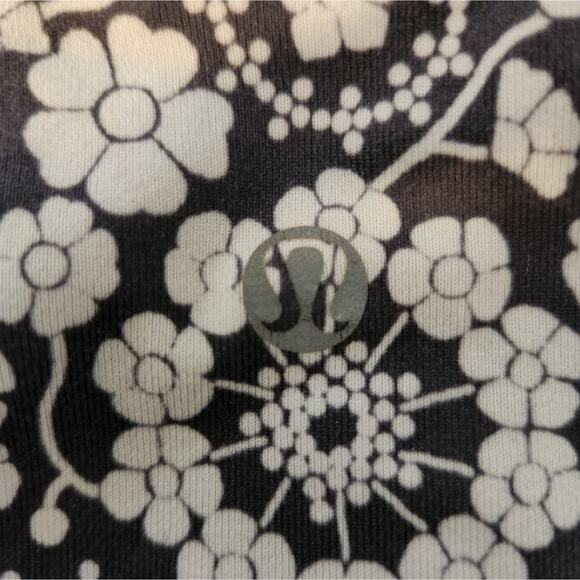 Lululemon Wunder Under Long Twiggy Printed Nimbus/Soot Light 4 Tall Inseam - Picture 8 of 9